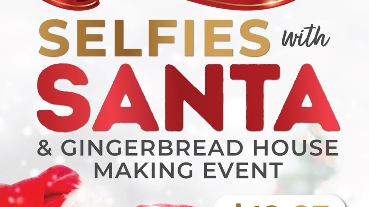 Selfies with Santa and Gingerbread House Making 